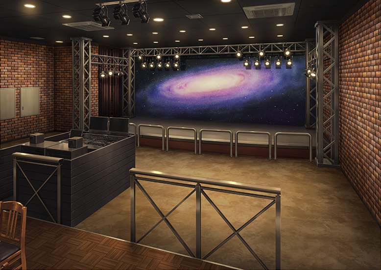 ライブハウスGalaxy_B1F_ライブフロア_通常時照明
