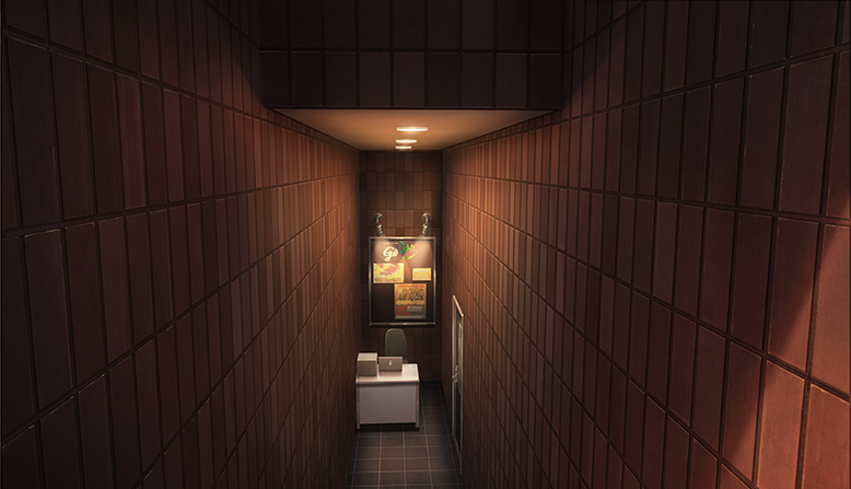 ライブハウスGalaxy_地下階段_受付